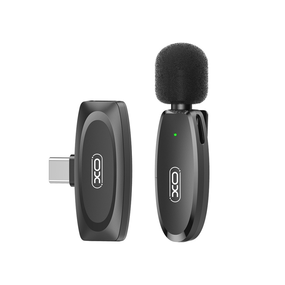 Бездротовий мікрофон петличний XO MKFO8A Type-c Collarclip-1