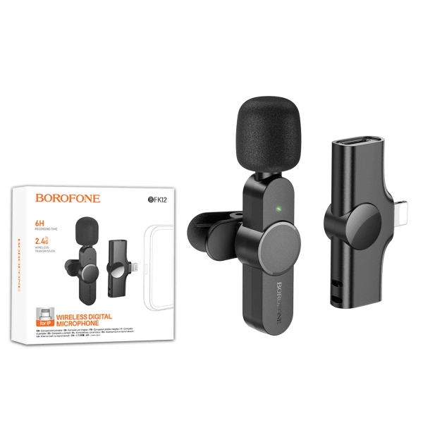 Мікрофон BOROFONE BFK12 wireless digital (Lightning)-0