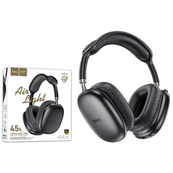 Бездротові навушники Hoco W35 Air Triumph Чорні-0