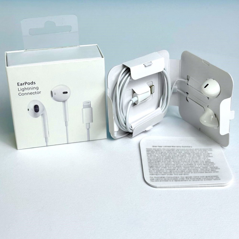 Навушники EarPods Lightning (Білий)-1