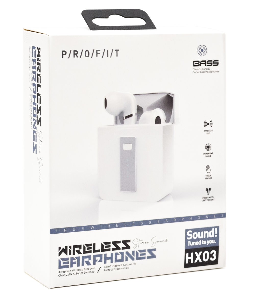 Гарнитура PROFIT TWS HX03 White-0