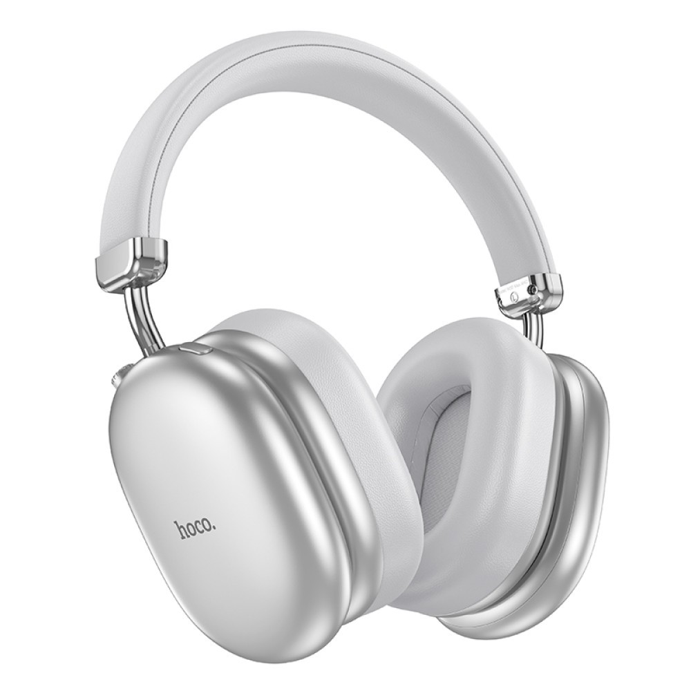 Бездротові навушники Hoco W35 Max Auspicious ANC Сріблясті-2