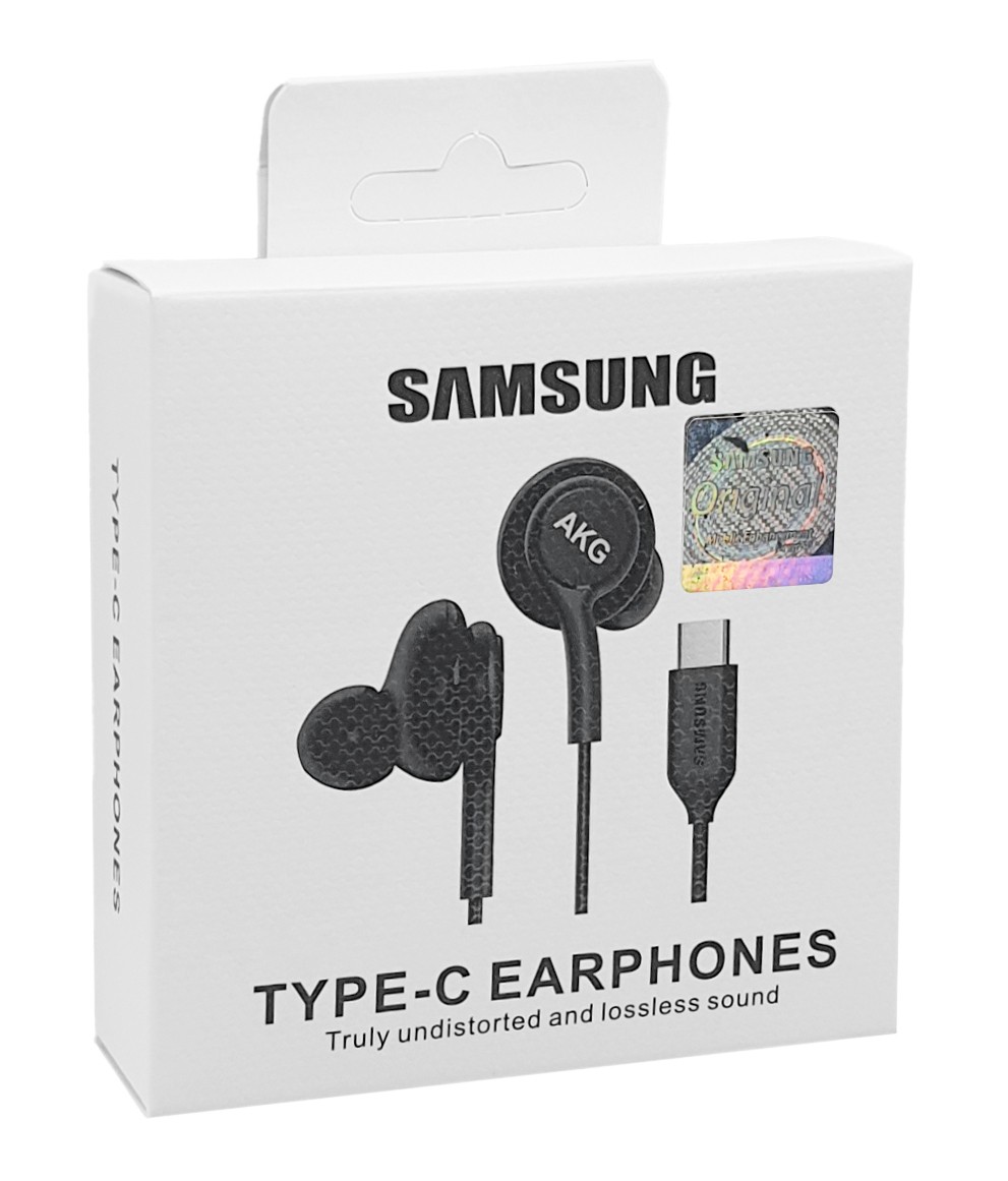 Гарнітура AKG by Samsung EO-IG100BBEGWW Type-C (вакуум) (Чорний)-0