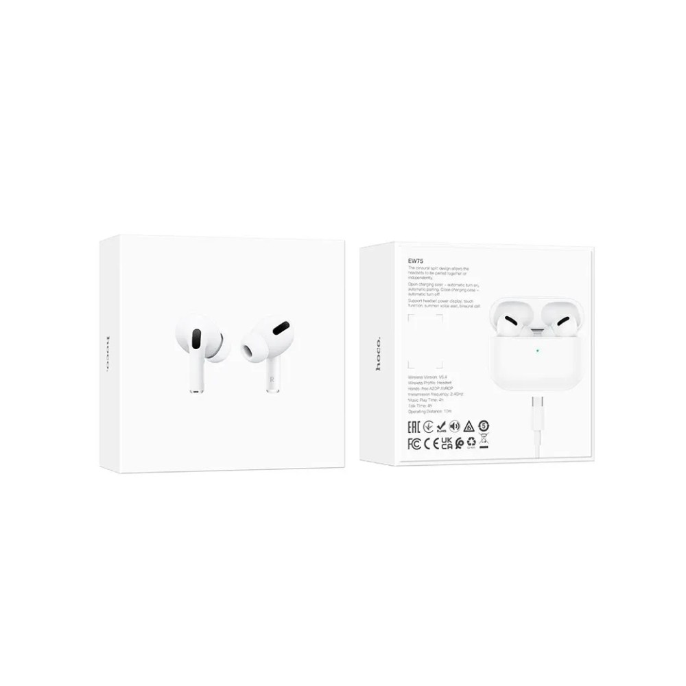 Навушники Bluetooth Hoco EW75 True wireless stereo headset White-0