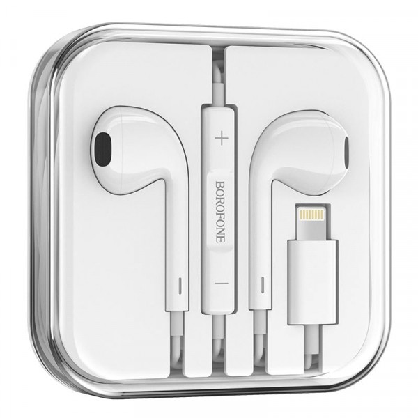 Наушники  Original series Lightning with mic white-0