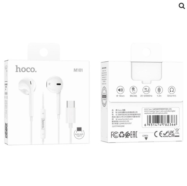 Наушники HOCO M101 White-0
