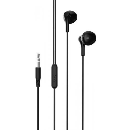Провідна гарнітура XO EP39 Wired in-ear earphones Black-0