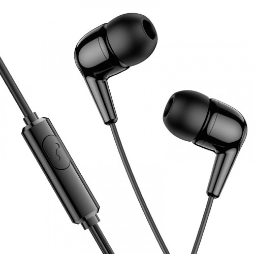 Навушники HOCO M97 Enjoy universal earphones with mic 1,2m Чорні-1