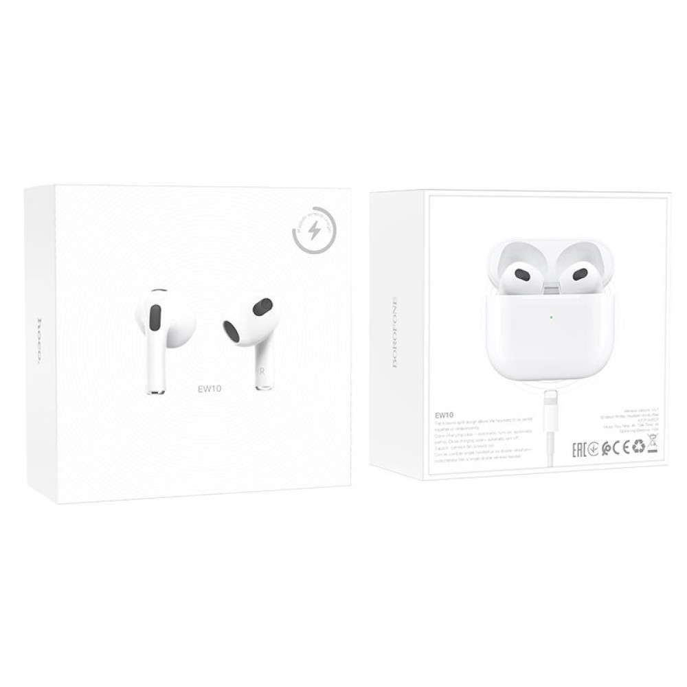 Навушники Hoco EW10 TWS Bluetooth білі-0
