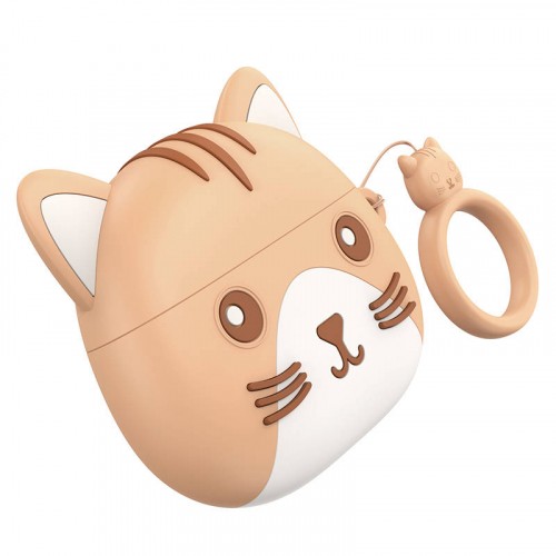 Наушники Bluetooth Hoco EW46 True wireless (Khaki+ cat)-0
