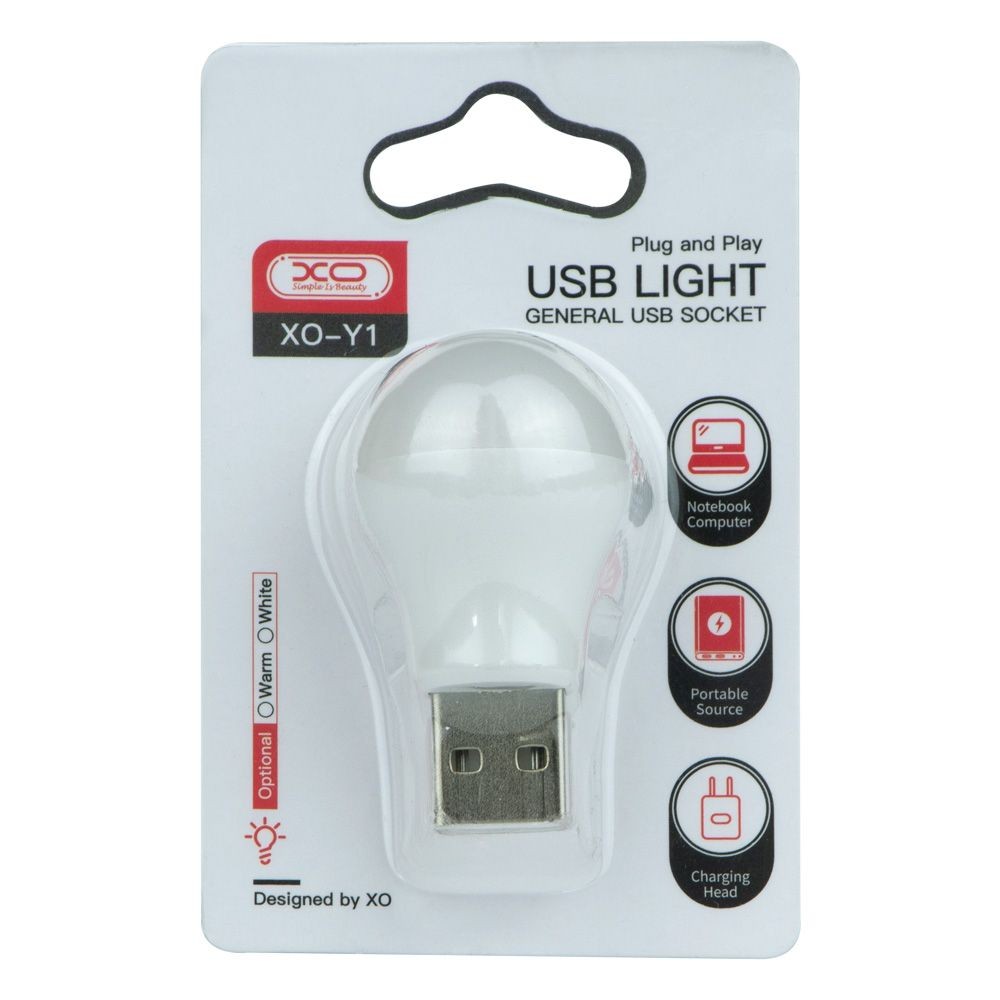 USB- LED Лампа XO Y1 life light (Білий)-0