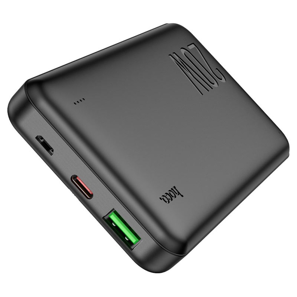 Power Bank Hoco J87 Tacker 10000mAh PD20W+QC3.0 (Чорний)-1
