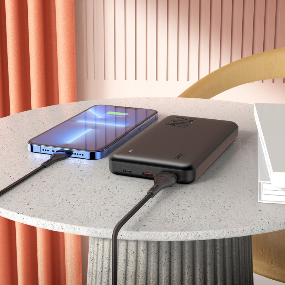 Power Bank Hoco J87 Tacker 10000mAh PD20W+QC3.0 (Чорний)-3