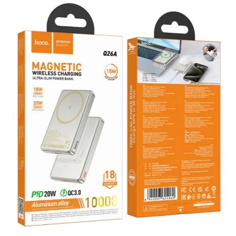 Power bank Hoco Q26A Joy PD20W 10000mAh бежевий-0