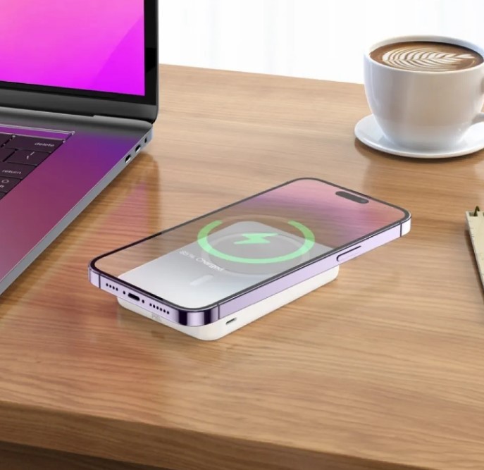 Power Bank Hoco J109 Easy PD20W MagSafe fast charging power bank 5.000mAh White-2