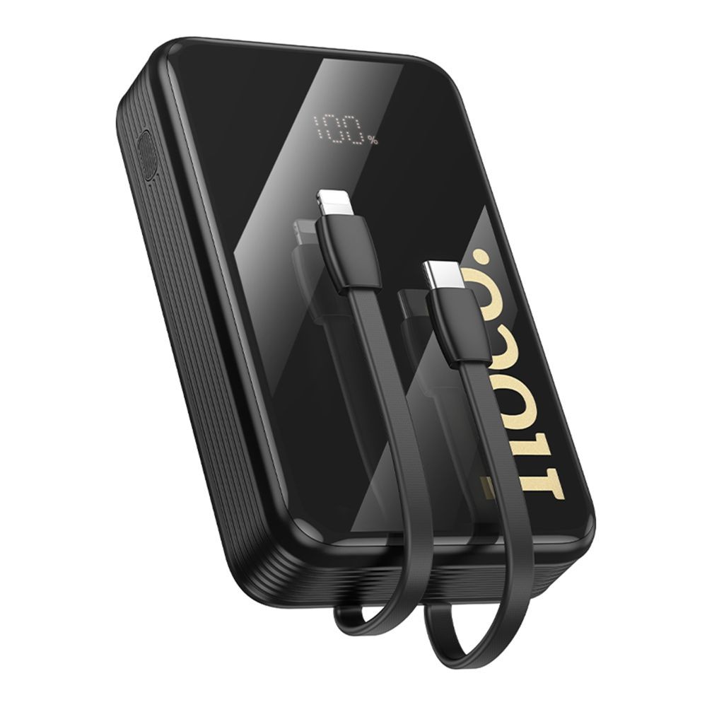 Power Bank Hoco Q37A Graceful 22.5W+PD20W with two cables 20000mAh (Чорний)-1