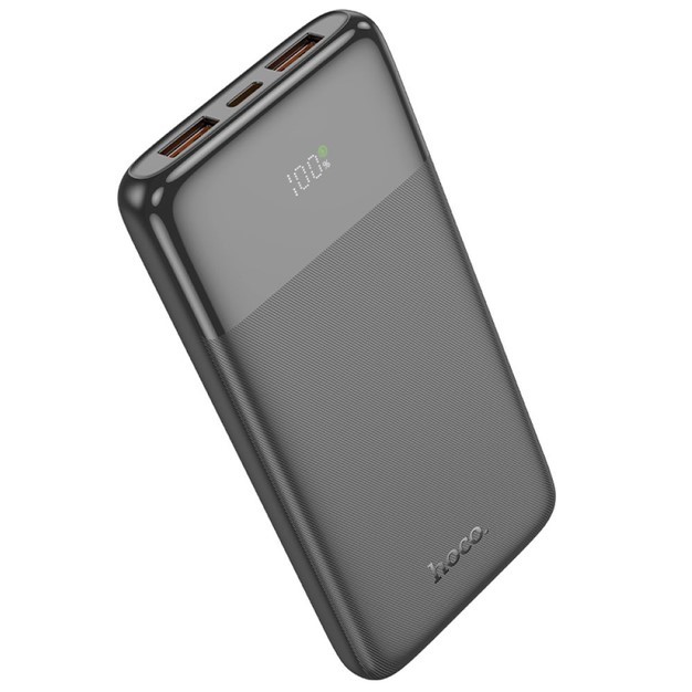 Power Bank Hoco J121 Fast 22.5W+PD20W fully compatible with digital display 10000 mAh (Чорний)-1