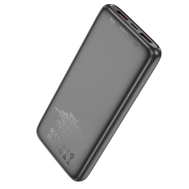 Power Bank Hoco J121 Fast 22.5W+PD20W fully compatible with digital display 10000 mAh (Чорний)-2