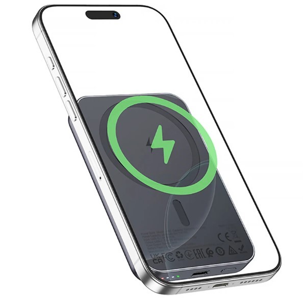 Power Bank Hoco J160 Original з БЗП 5000 mAh (Metal gray)-2