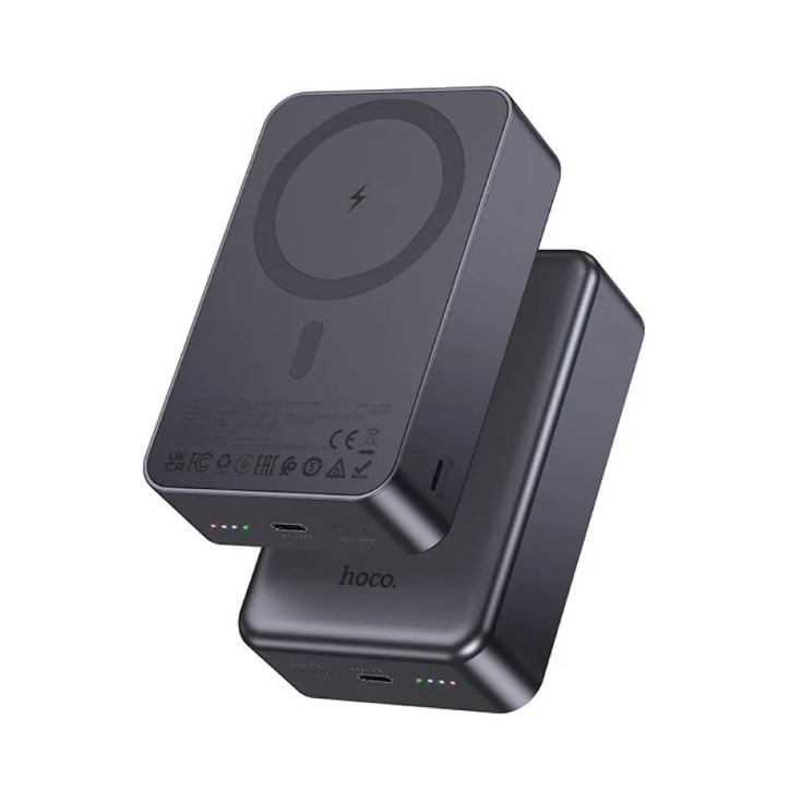 Павербанк Hoco J160B Original PD20W magnetic power bank 20000mAh metal gray-1