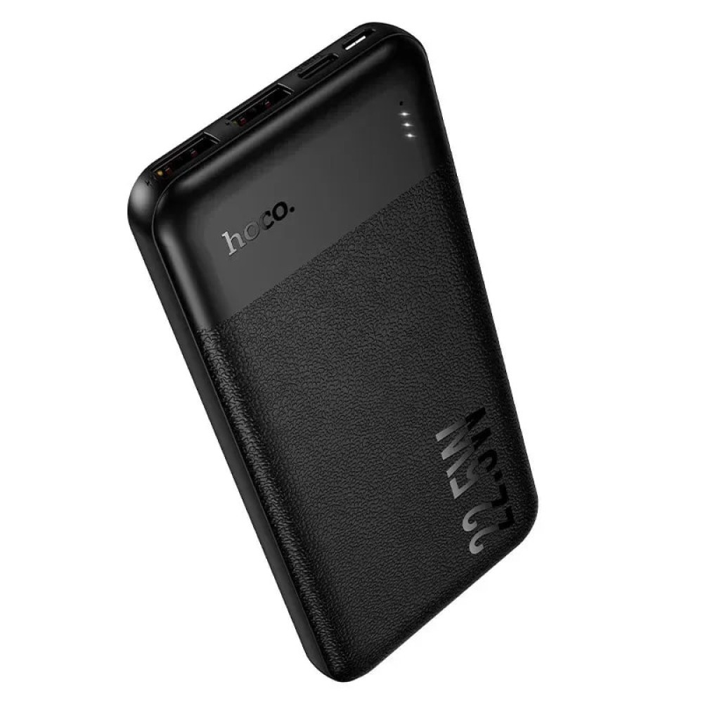 Power Bank Hoco J159 Essence 10000mAh 22.5W+PD20W (2A1C1M) (Чорний)-1
