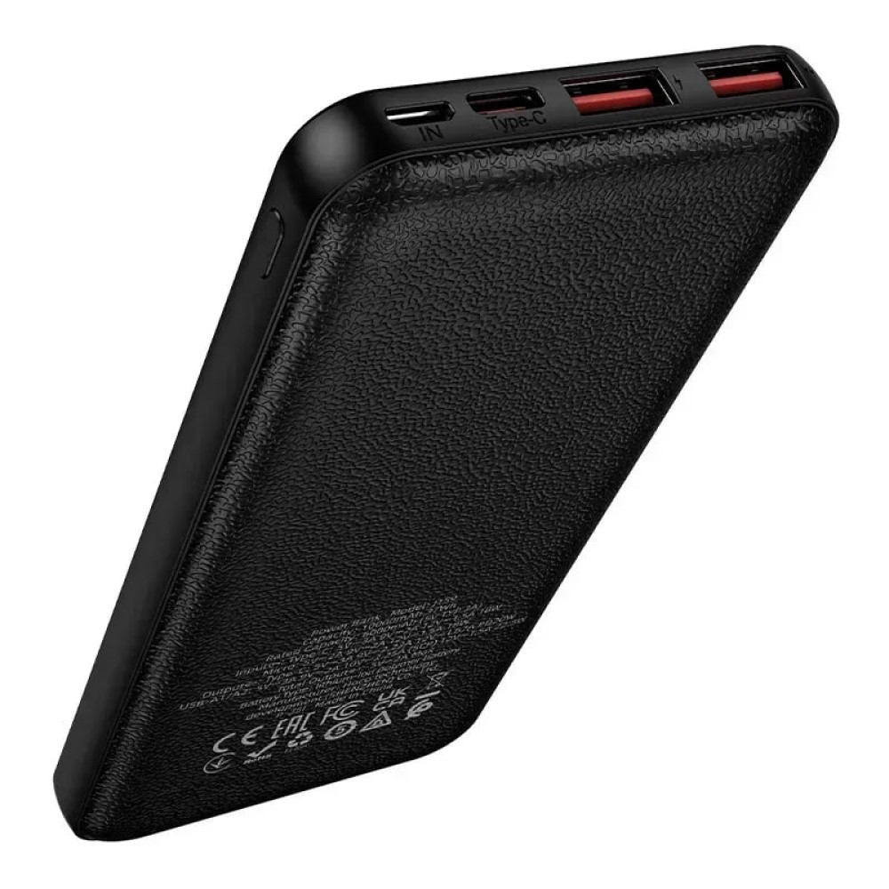 Power Bank Hoco J159 Essence 10000mAh 22.5W+PD20W (2A1C1M) (Чорний)-2