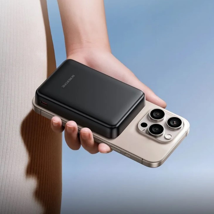 Power bank BOROFONE BJ82A Dawn PD20W magnetic power bank 10000mAh чорний-3