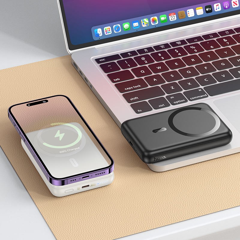 Power Bank Hoco J141 Grace PD20W magnetic 10000mAh (Білий)-3