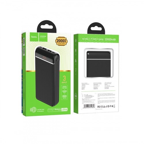 Power Bank HOCO J59A  20000 mAh (Чорний)-0