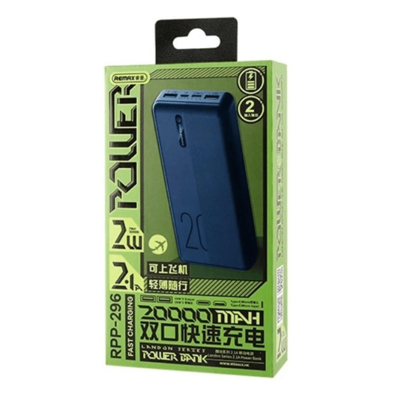 Power Bank Remax RPP-296 20000 mAh (Blue)-0