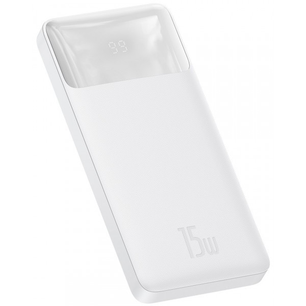 Power Bank Baseus Bipow Digital Display  10000mAh 15W White-1