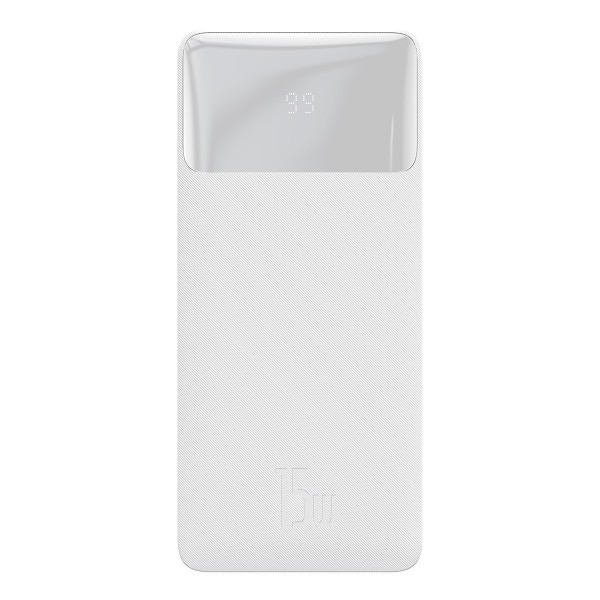 Power Bank Baseus Bipow Digital Display  10000mAh 15W White-0