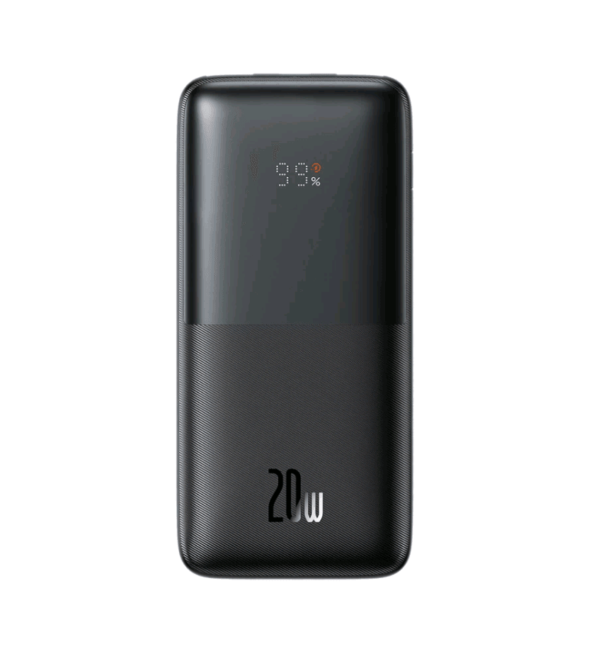 Power Bank Baseus Bipow Pro Digital Display Fast Charge 10000mAh 20W Lightning (Type-C cable) Black-0