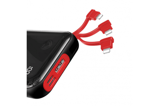 Power Bank Baseus Mini S Digital Display 3A  10000mAh (Type-C cable) Black-1