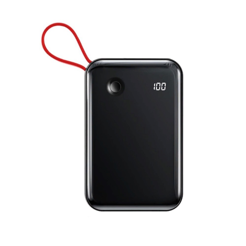 Power Bank Baseus Mini S Digital Display 3A  10000mAh (Type-C cable) Black-0