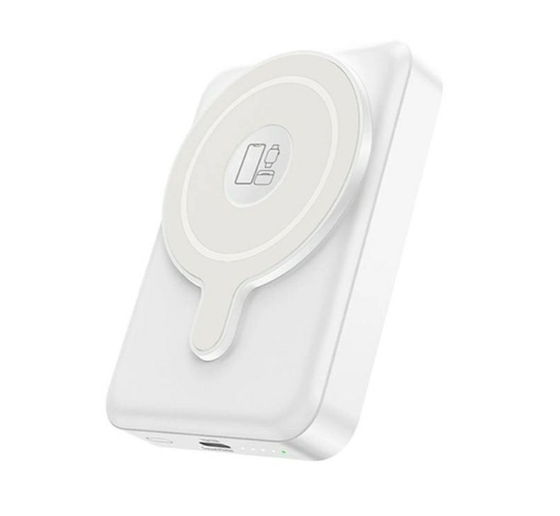 Павербанк Hoco Q11 Expressar PD20W 3-in-1 magnetic PD//MagSafe 10.000mAh білий-2