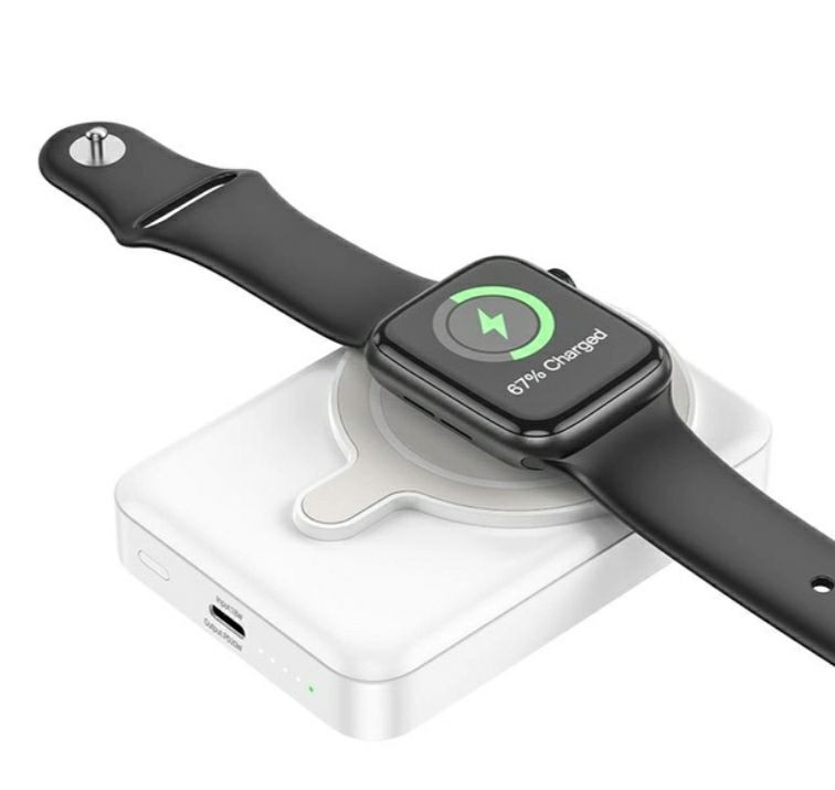 Павербанк Hoco Q11 Expressar PD20W 3-in-1 magnetic PD//MagSafe 10.000mAh білий-4