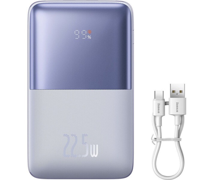 Power Bank Baseus Bipow Pro Digital Display Fast Charge 20000mAh 22.5W Purple-0