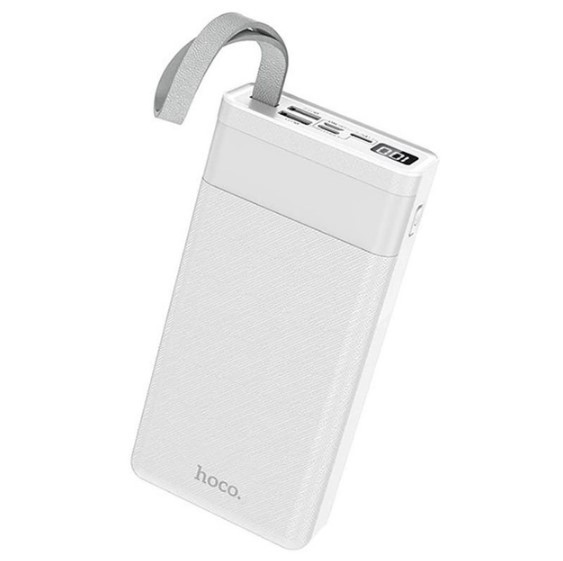 Power Bank HOCO J73 (LED lamp) 30000 mAh (Білий)-1