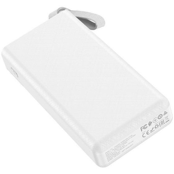 Power Bank HOCO J73 (LED lamp) 30000 mAh (Білий)-2