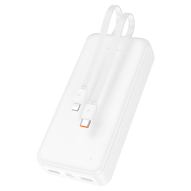 Power Bank Hoco J118A Speed energy with cable 20 000mAh White-1