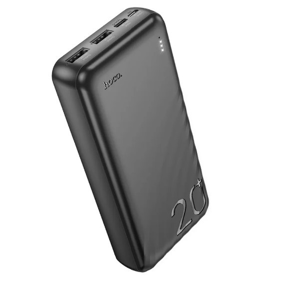 Power Bank Hoco J123A Element 20000mAh (74Wh) (Чорний)-1