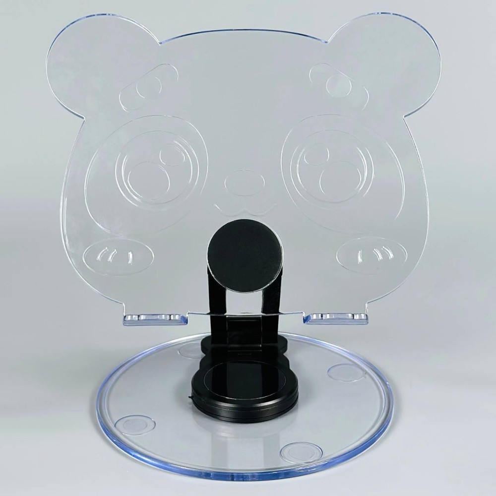 Настільна підставка для планшета та телефона S117 Panda  360° Rotation (16-19cm) (Чорний)-0