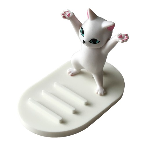 Підставка STAND TOYS Кіт білий китайський (біла)-0