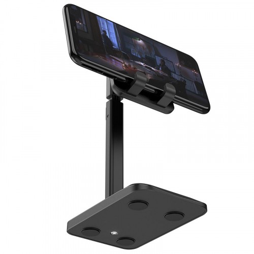 Тримач-підставка Hoco PH27 Soaring metal desktop stand 4,7-10" Black-0