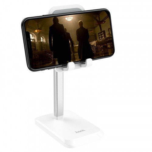 Тримач-підставка Hoco PH27 Soaring metal desktop stand 4,7-10" White-0