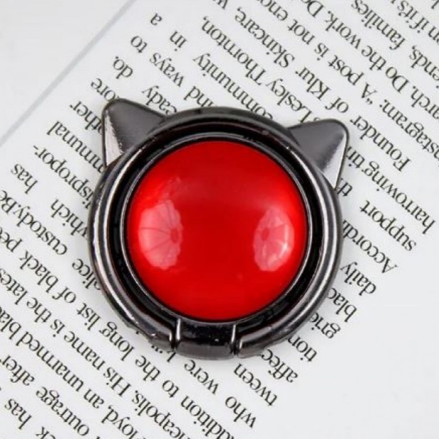 Кільце-тримач CAT EAR  (Red-Black)-0