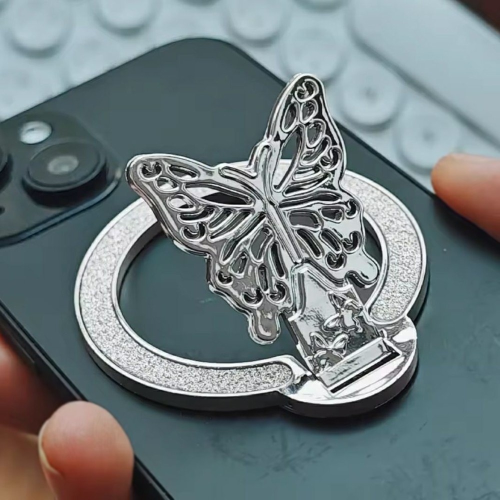 Кільце-тримач Butterfly (сріблястий)-1