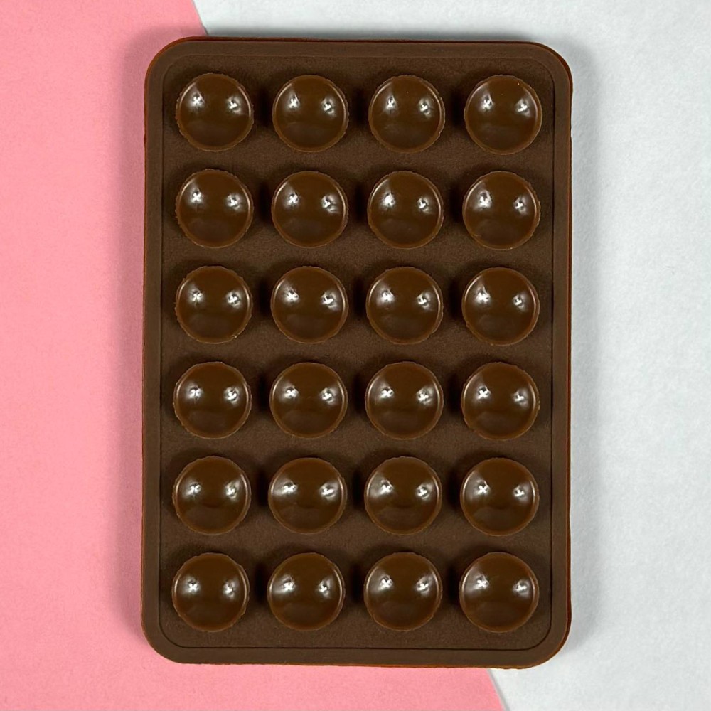 Тримач-присоска для мобільного телефону Double Side Silicone (Коричнева)-0