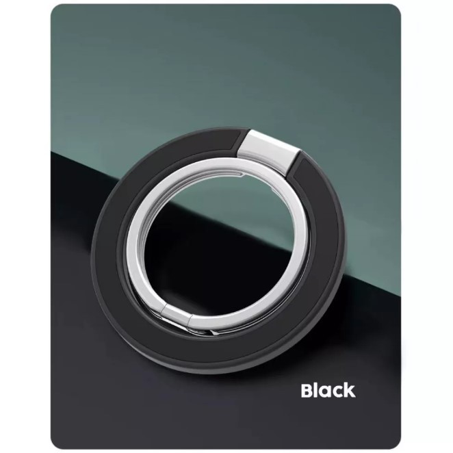 Підставка для телефону Ring With Magsafe Metal Black-0